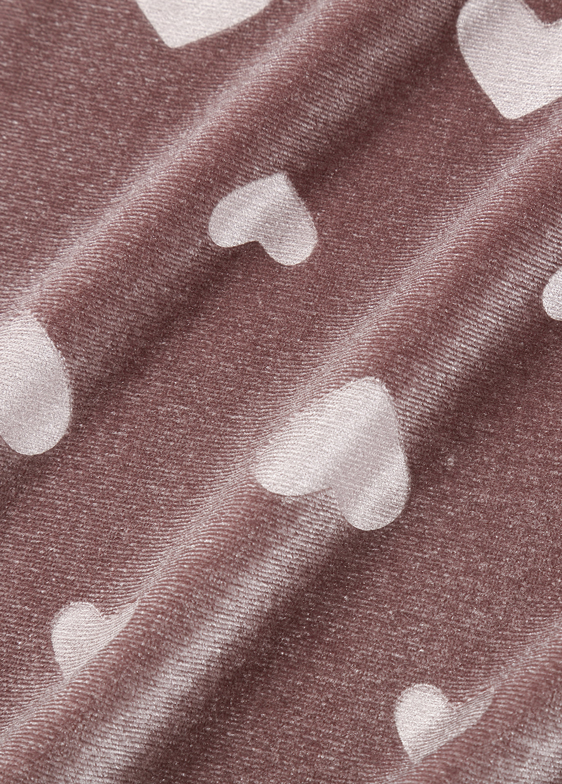 Girls Cotton Heart Print Short Sleeve Top