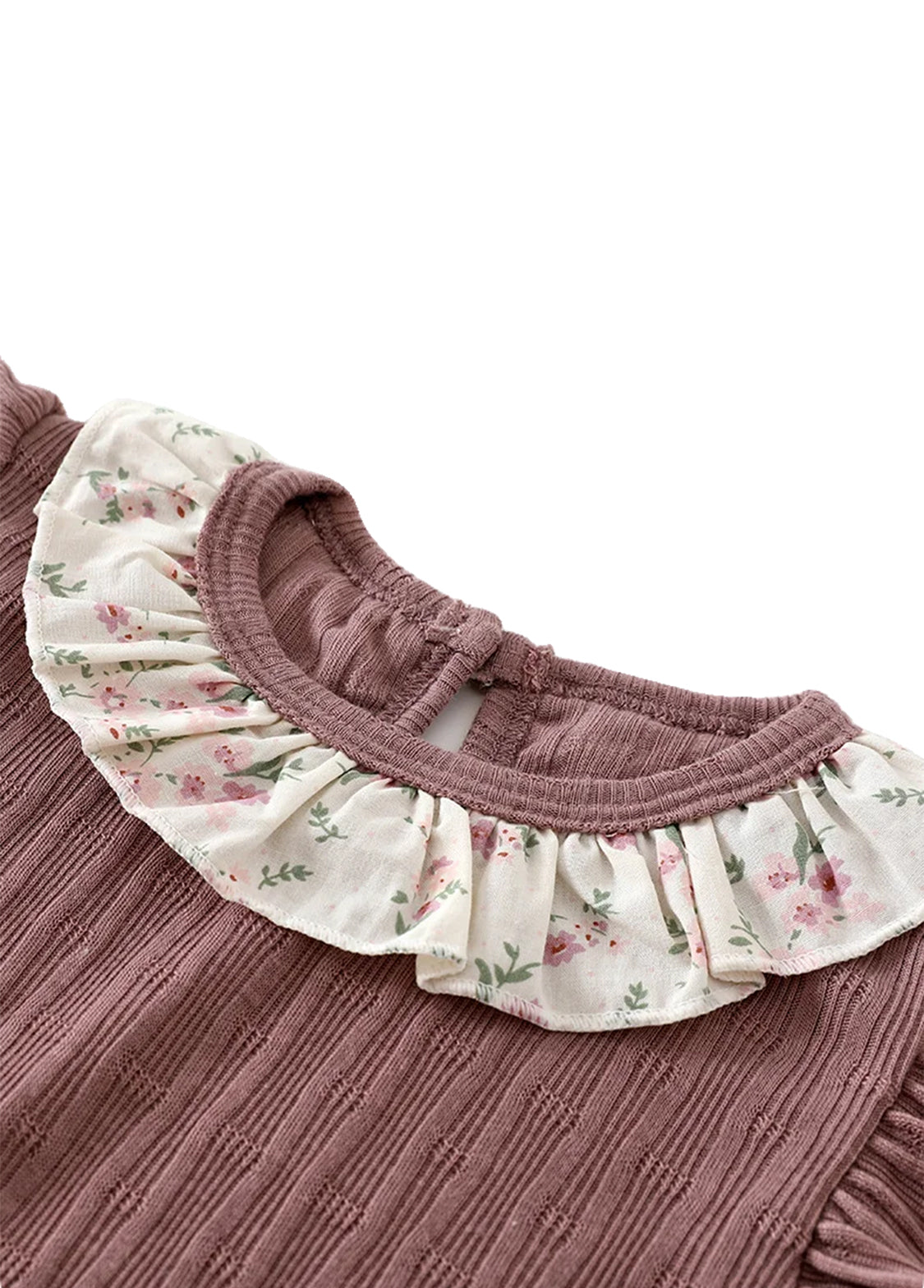 Baby Girls Cute Ruffled Short-Sleeve T-Shirt And Lantern Pants Set