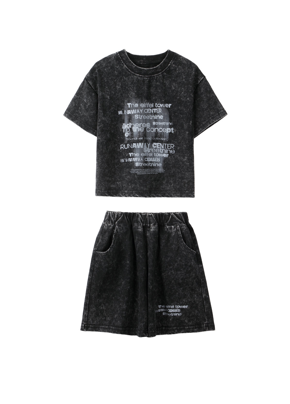 Boys Cotton Street Style Two-Piece Set