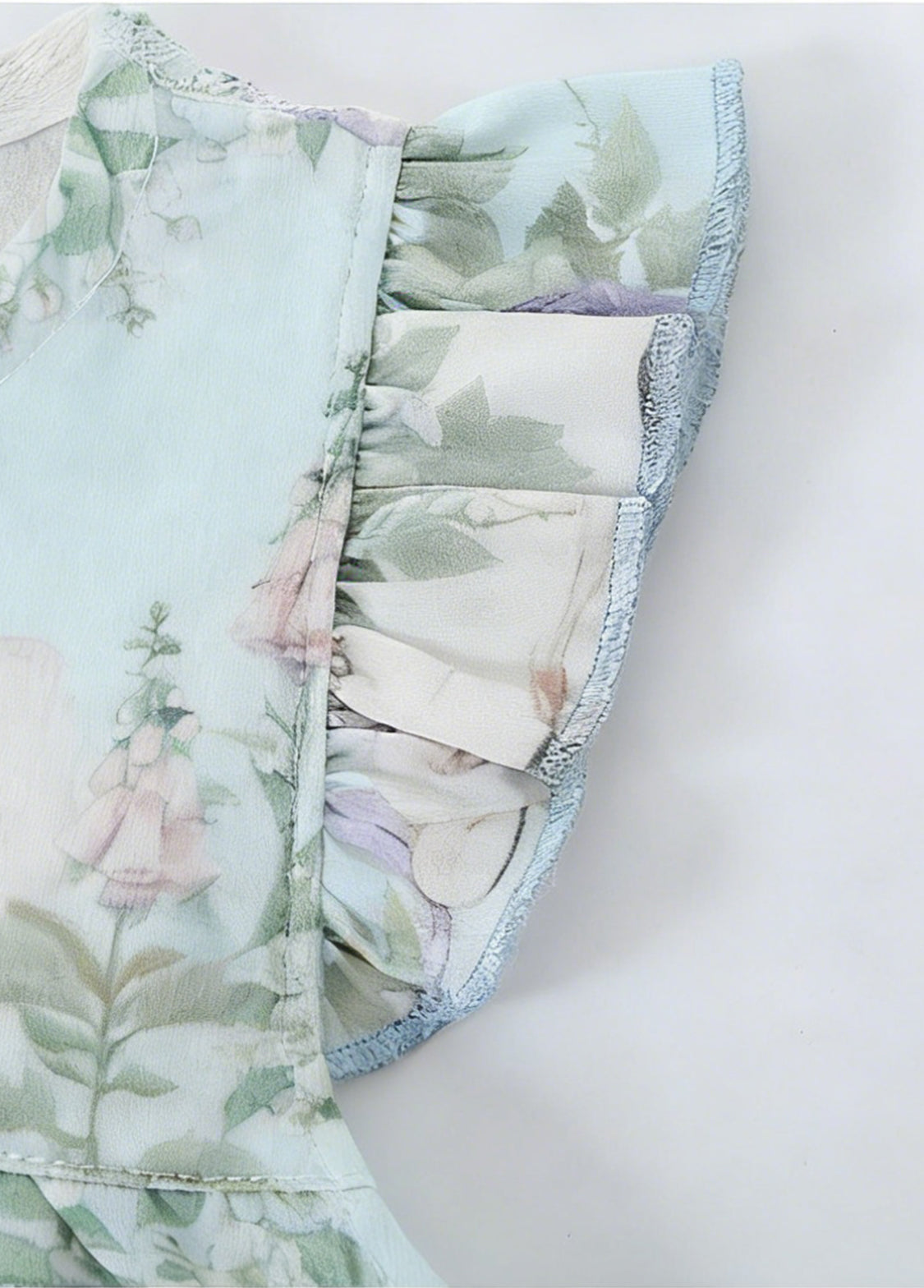 Baby Bamboo-Blend Printed Top & Shorts Set