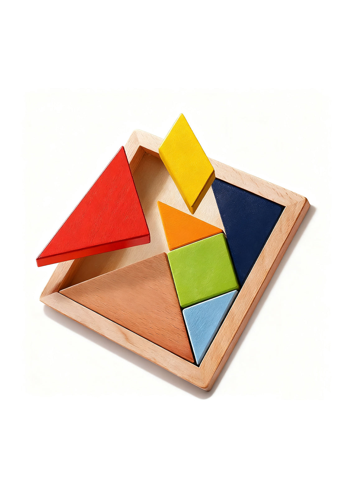Kids Wooden Tangram Puzzle Shape Toy
