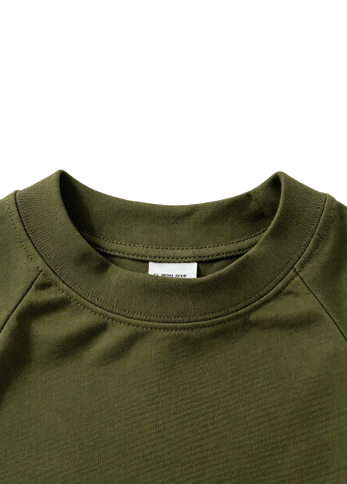 Boys' Two-Piece Swimsuit — Long-Sleeve, Sun-Protective (Gray-Green)