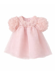 Girls Floral Tulle Party Dress