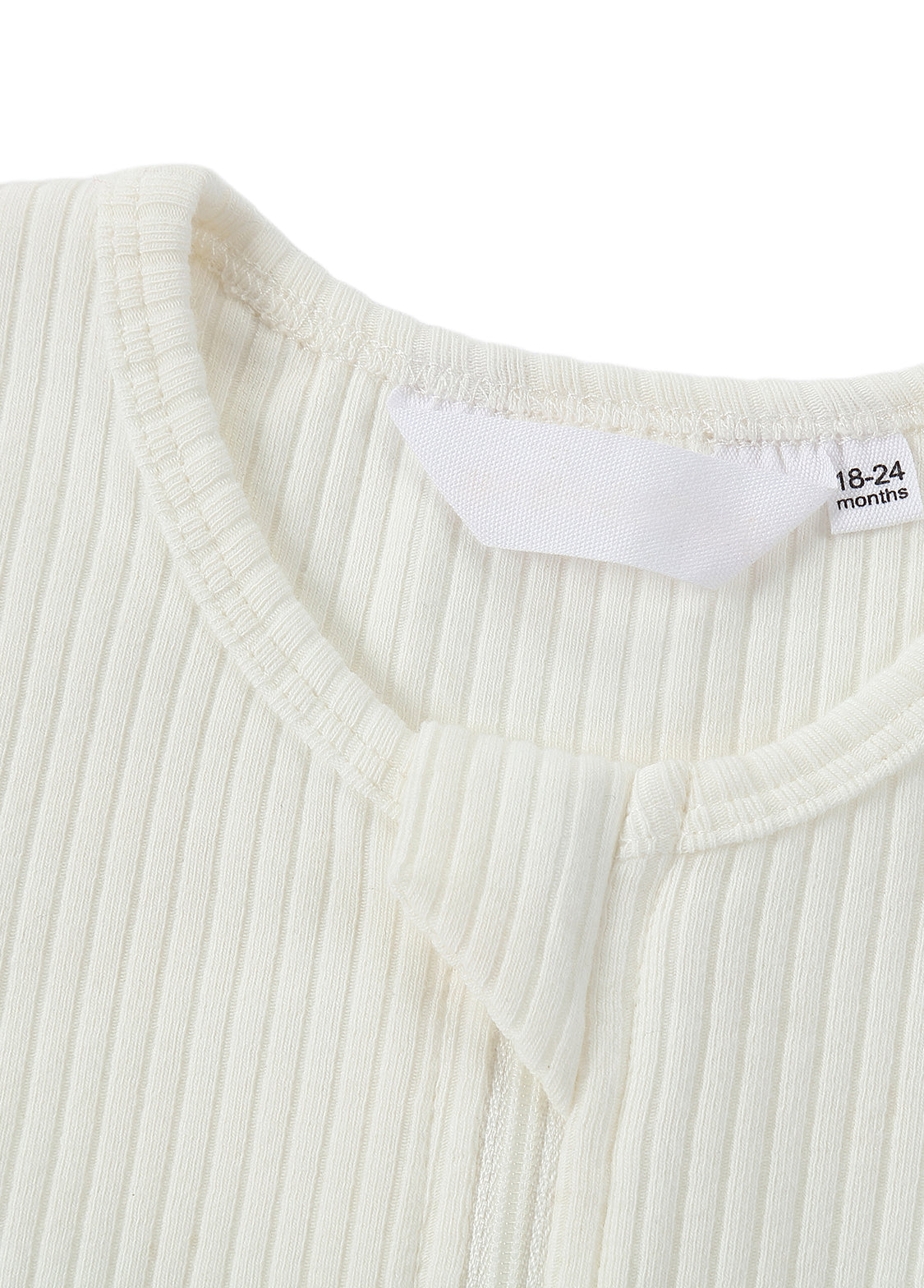 Baby Ribbed Long Sleeve One-Piece Romper