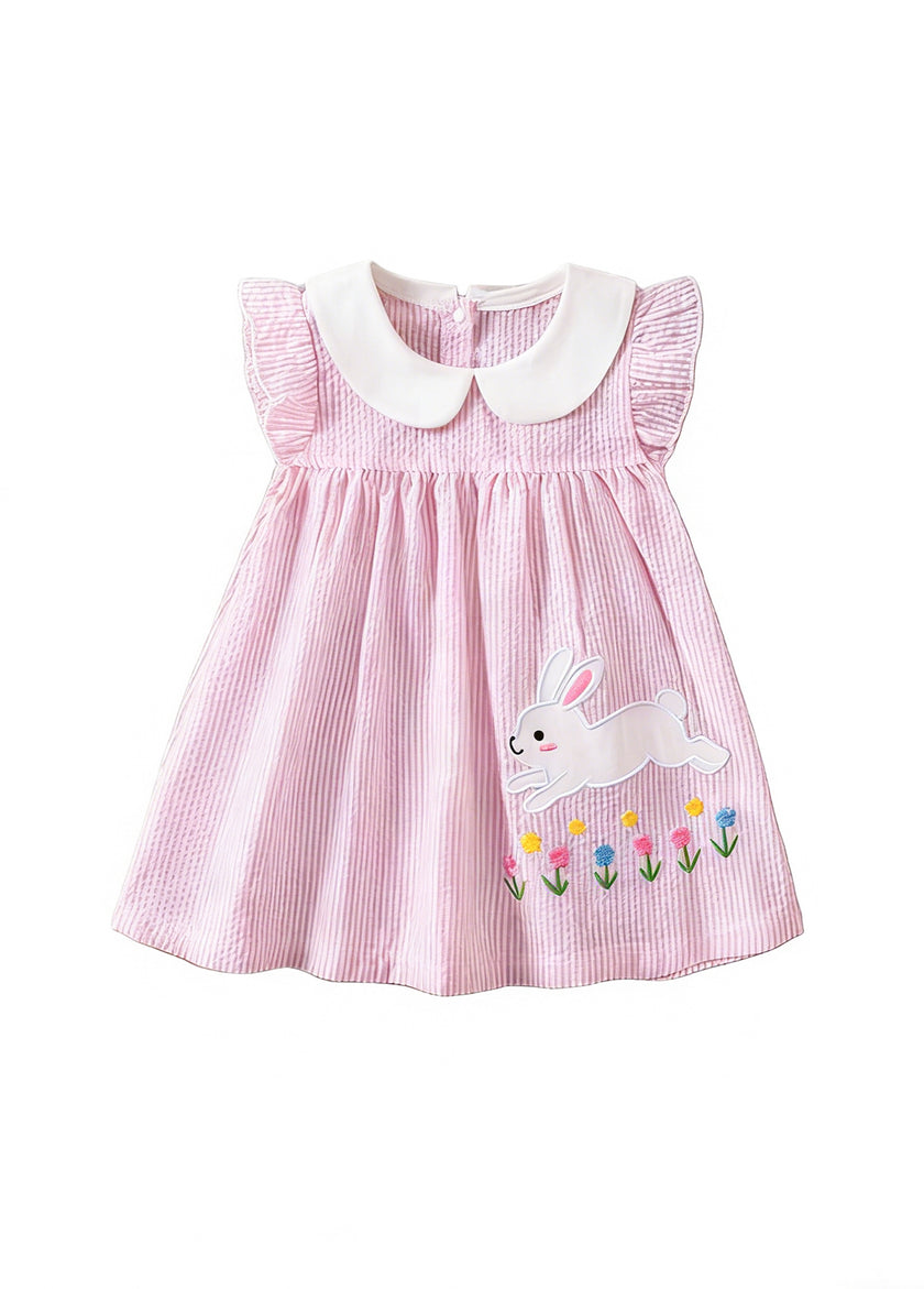 Baby Girl Bunny Flower Princess Dress