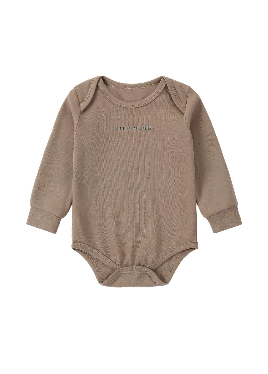 Baby Long Sleeve Ribbed Knit Romper Comfort Fit
