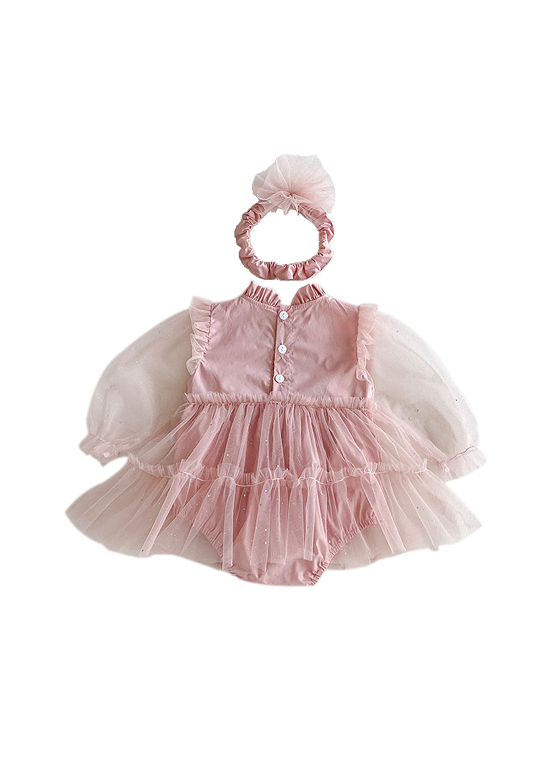 Baby Girl Sweet For Mesh Princess Romper