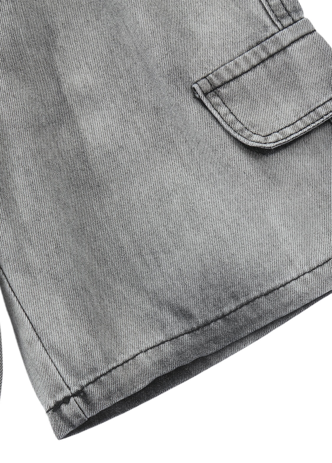 Boys Denim & Cotton Three-Piece Outfit