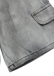 Boys Denim & Cotton Three-Piece Outfit