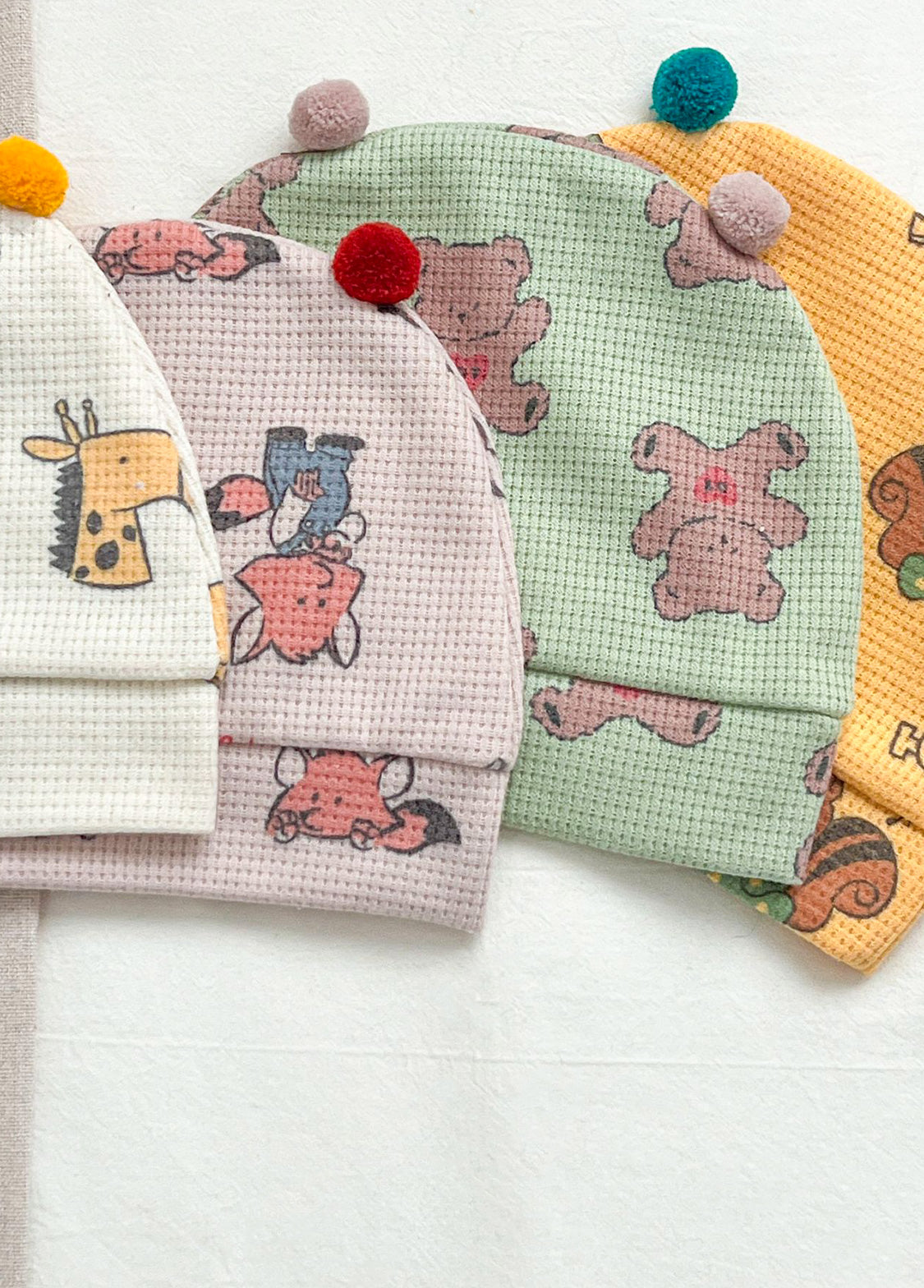 Baby Cute Cartoon Print Long-sleeved Romper With Hood