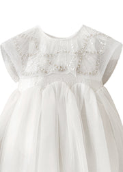 Girl Tulle Patchwork Princess Dress
