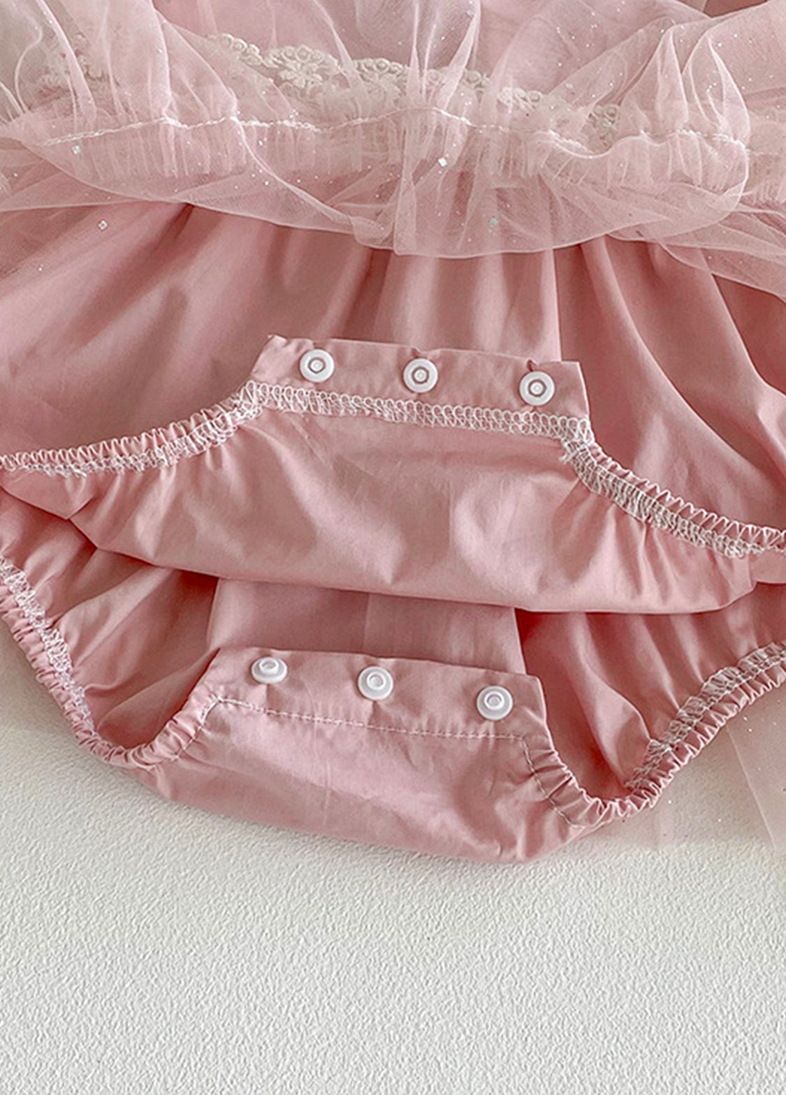 Baby Girl Sweet For Mesh Princess Romper