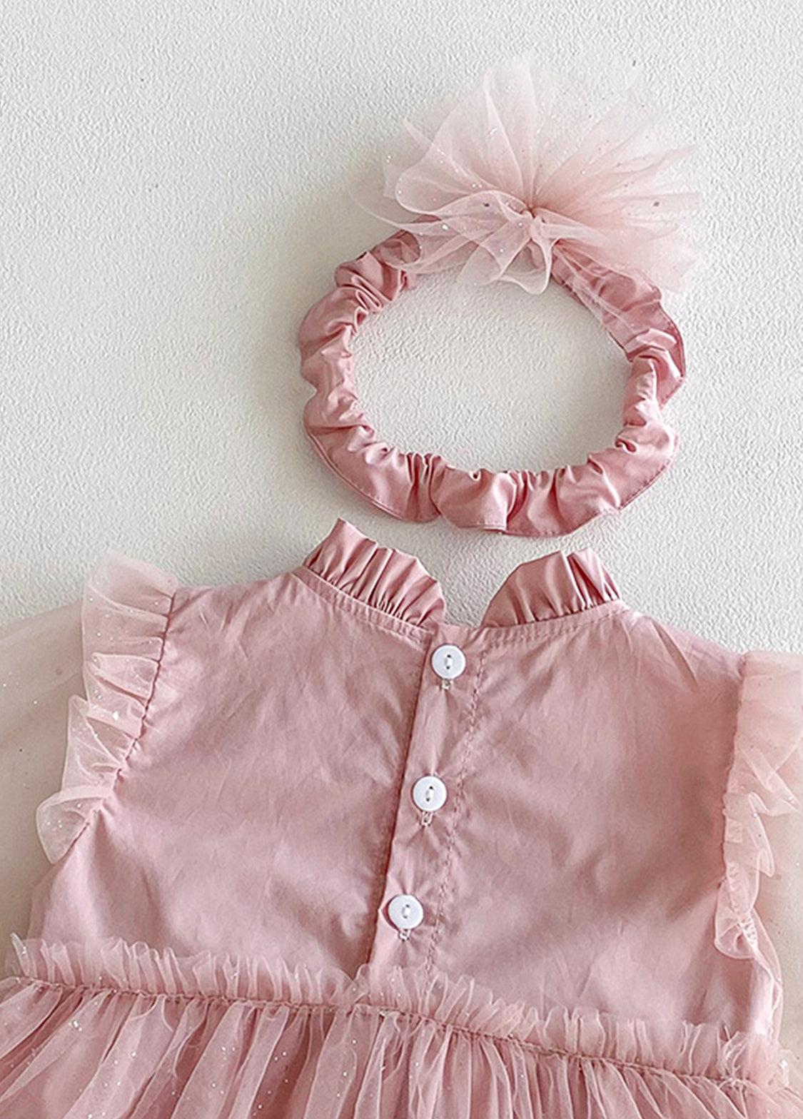 Baby Girl Sweet For Mesh Princess Romper