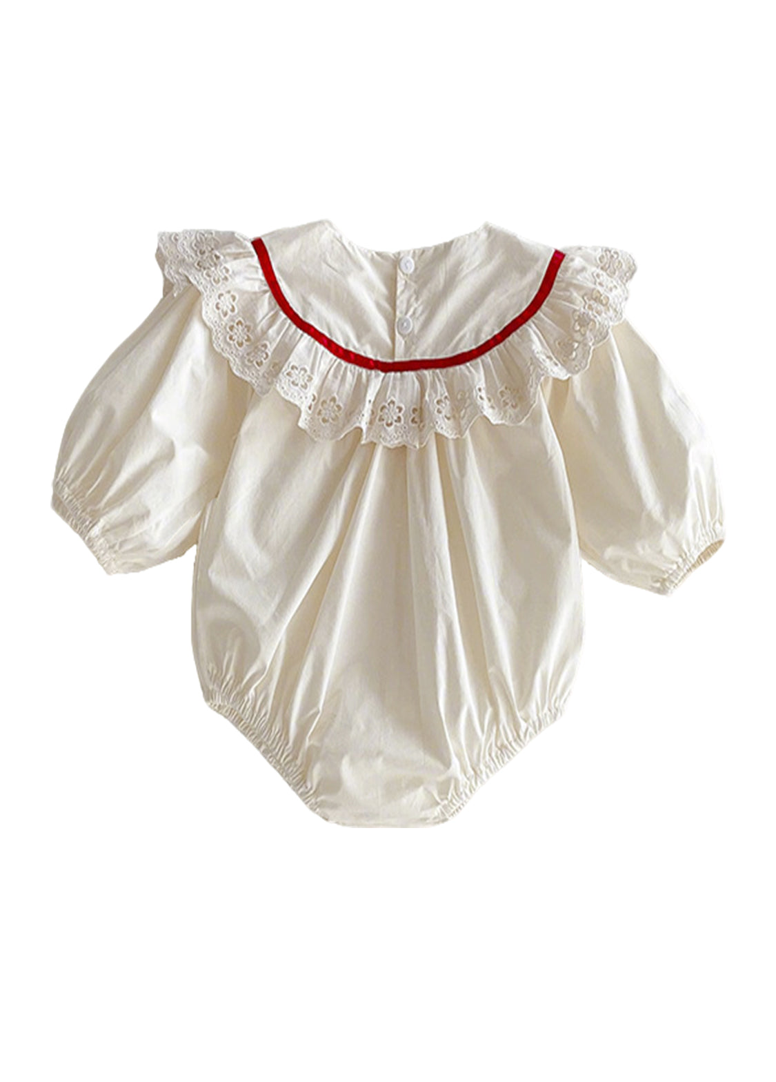 Baby Girls Sweet Lace Ruffle Romper