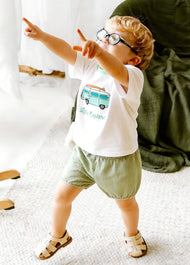 Boys Graphic Cotton Stretch Two-Piece Outfit