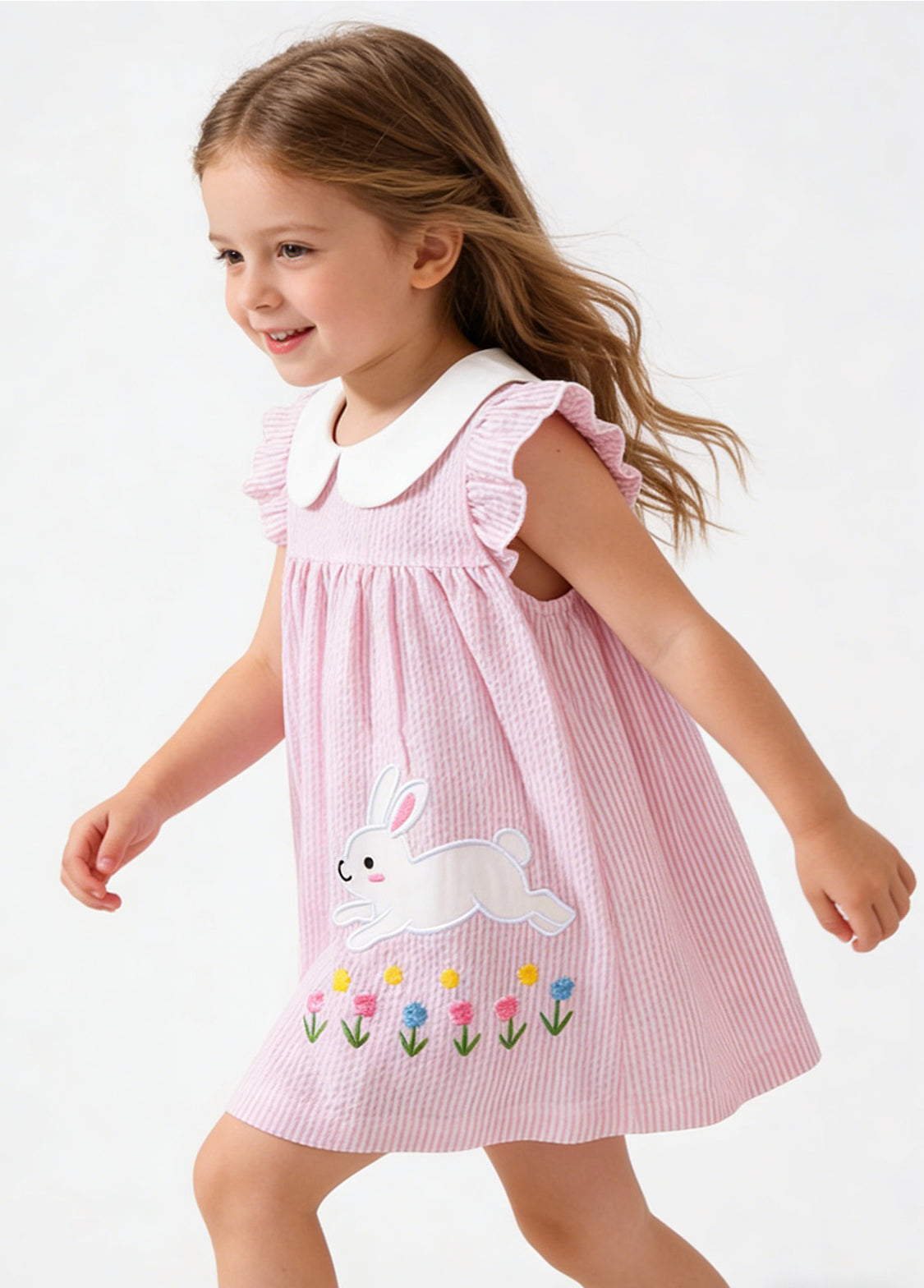 Baby Girl Bunny Flower Princess Dress