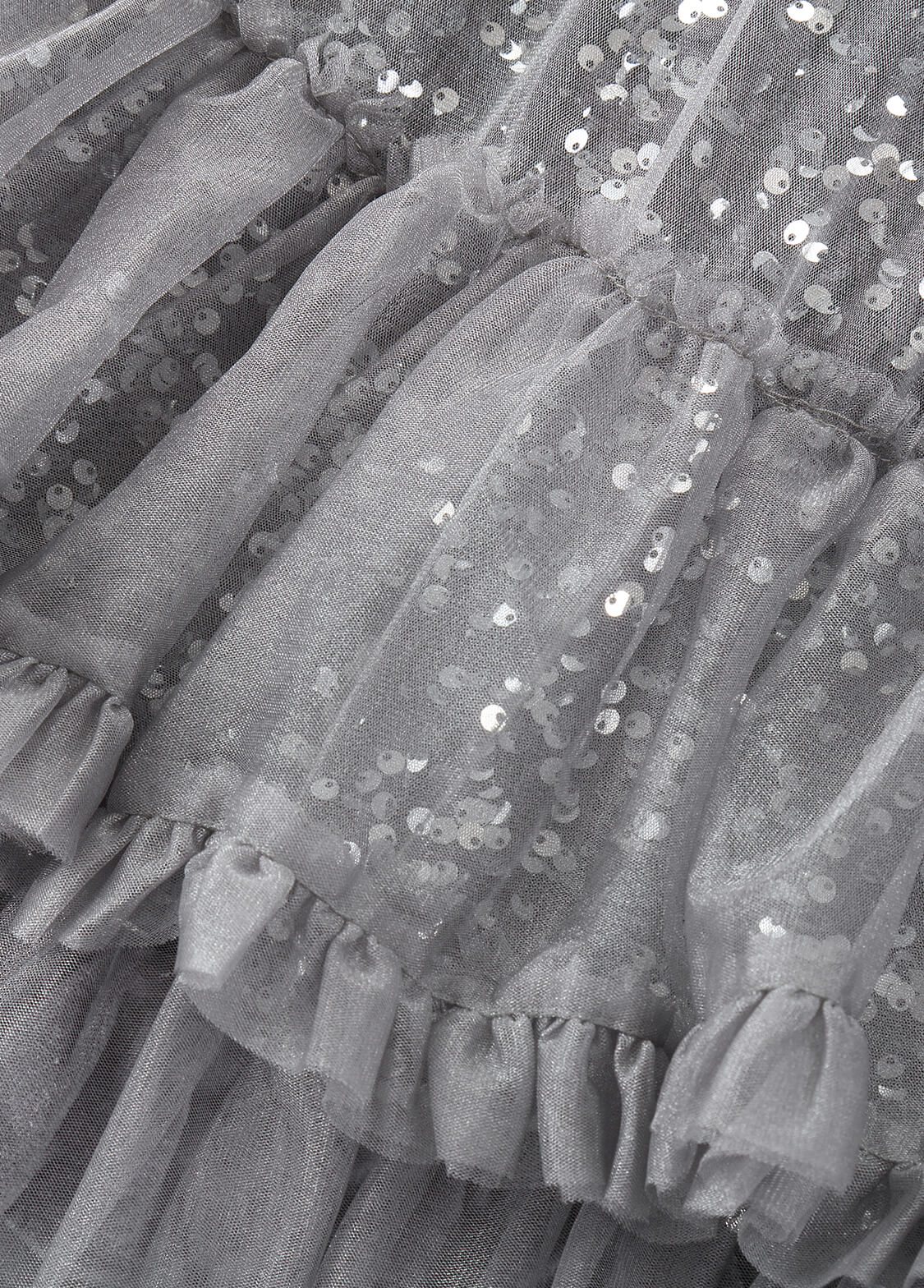 Girls Sequin Tulle Skirt