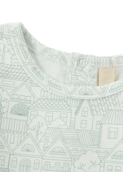 Baby Printed Stretch Footed One-Piece