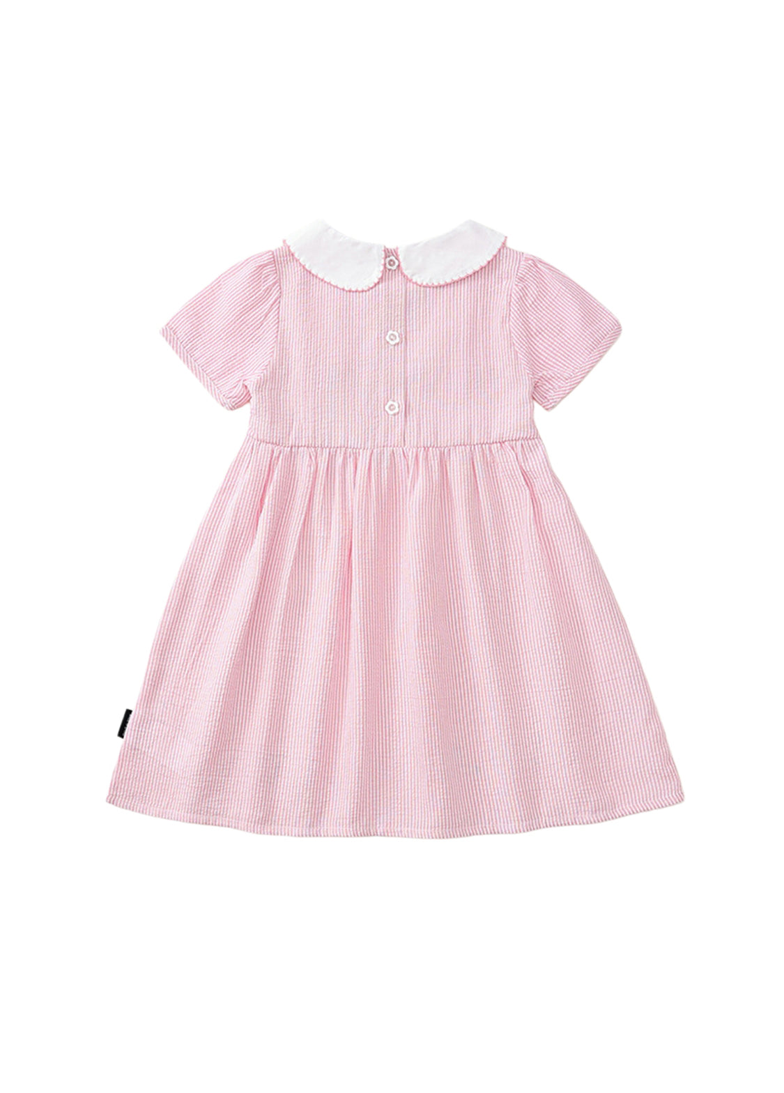 Girls Cartoon Bunny Cotton Blend Dress
