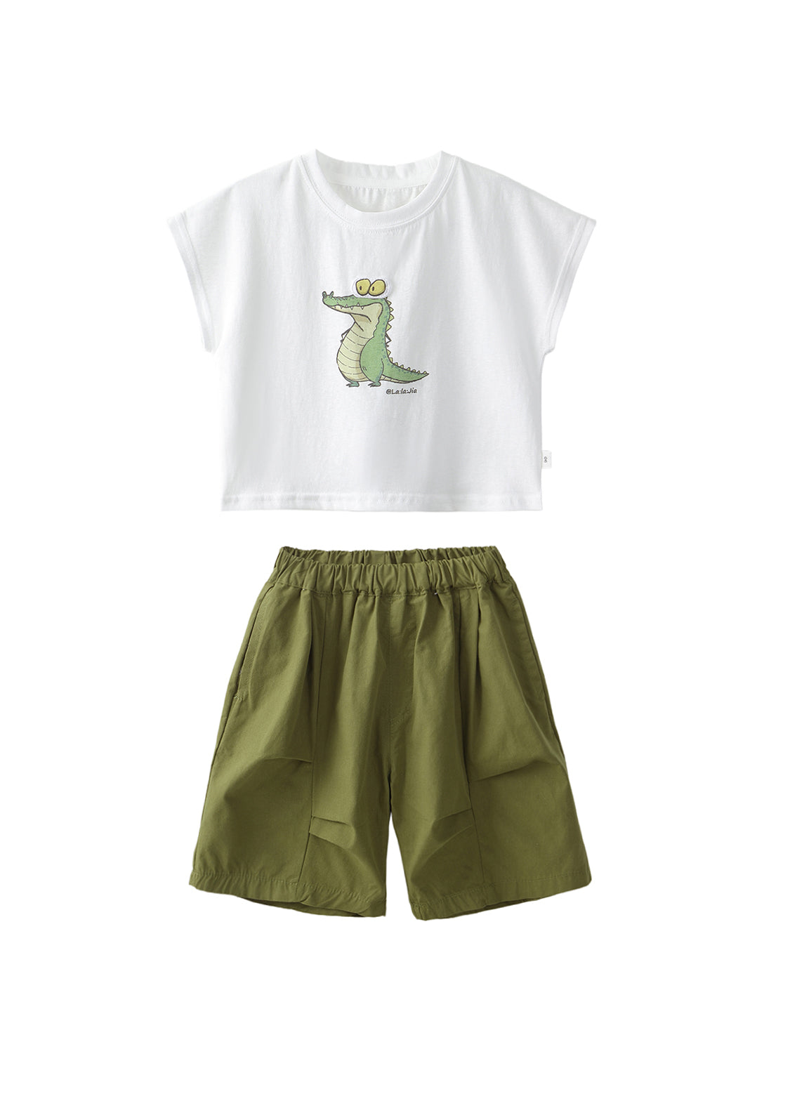 Boys Cartoon Cotton Two-Piece Set