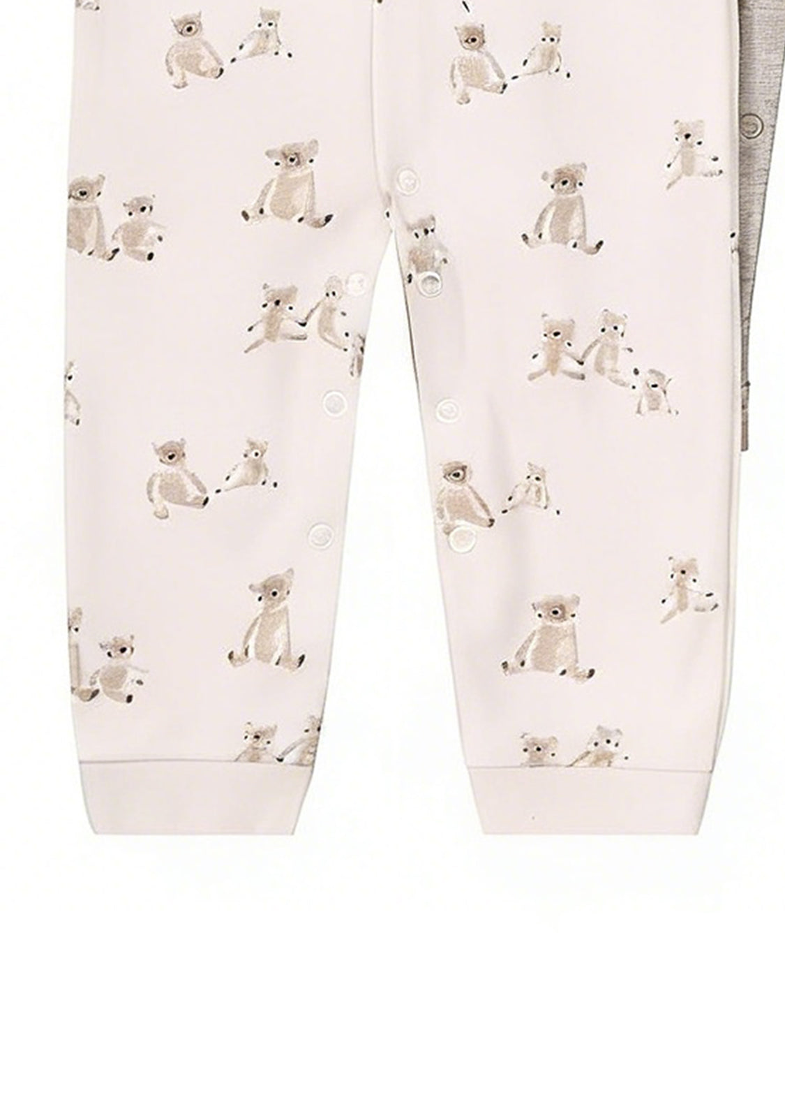 3-Pack Baby Girl Cotton Cute Printed Long-Sleeved Romper