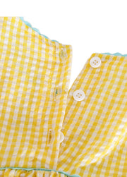 Baby Girl Duck Embroidered Cotton Dress