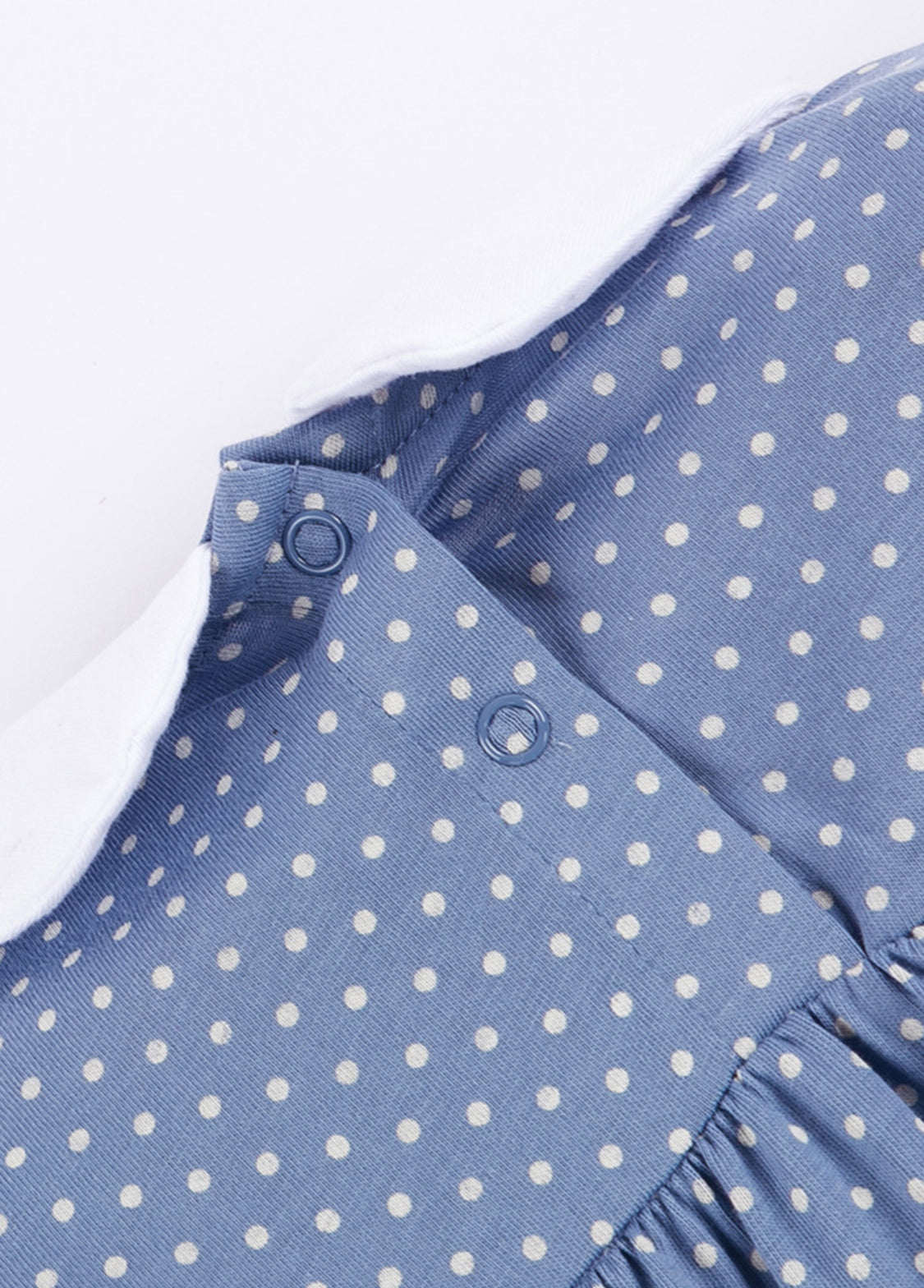 Girls Cute Cartoon Embroidered Dollar Collar Dress