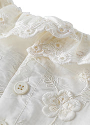 Girls Long Sleeve Embroidered Party Dress