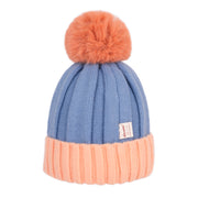 Happy Today Pom Pom Knit Beanie Hat