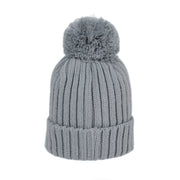 Smiley Pom Knit Beanie