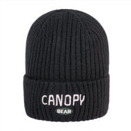 Canopy Bear Ribbed Knit Beanie