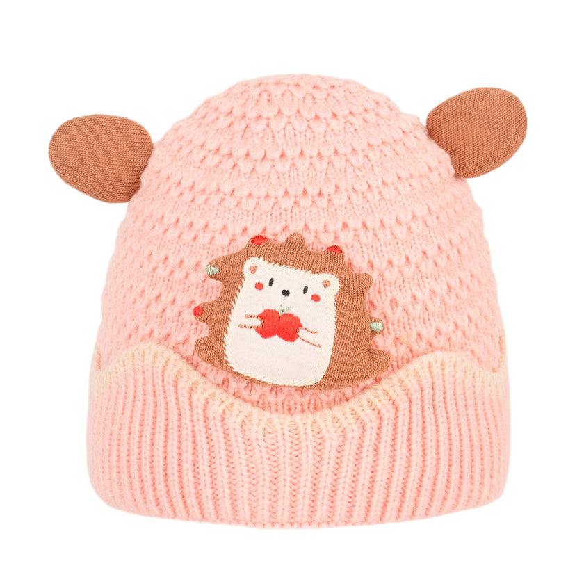 Girl Cute Ears Cat Beanie-Pink