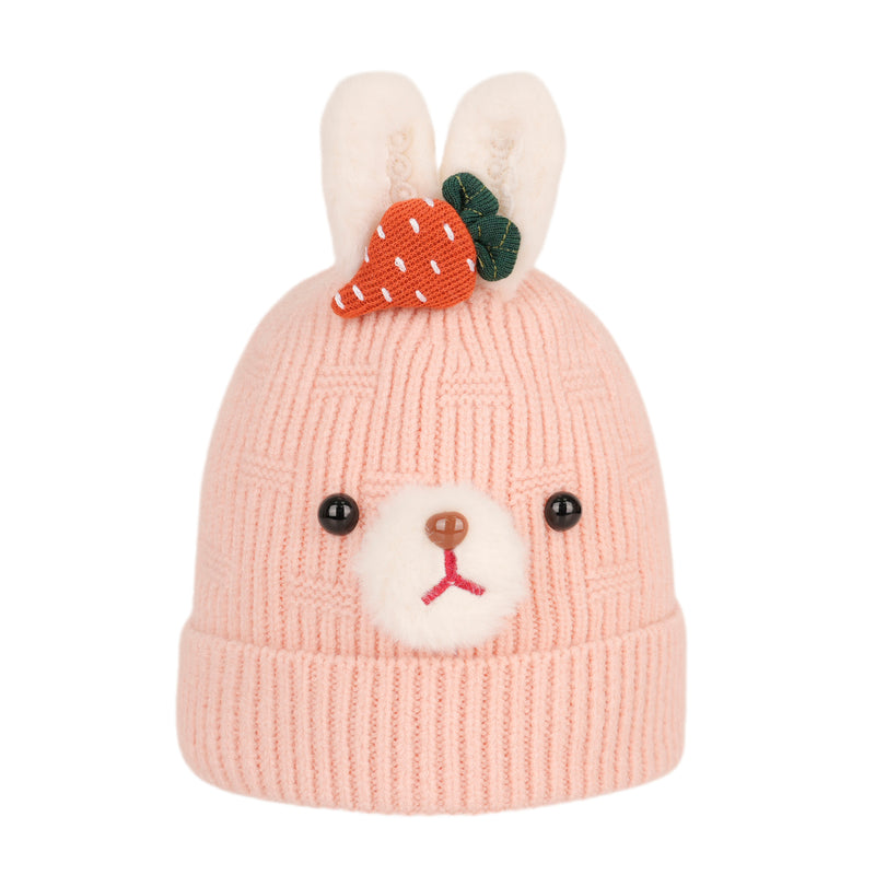 Cute Bunny Carrot Knit Beanie Hat