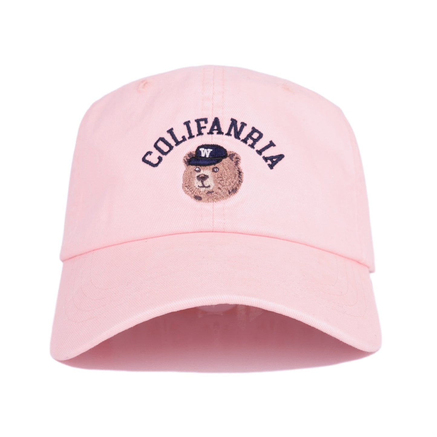 Embroidery Cap Hat-Pink