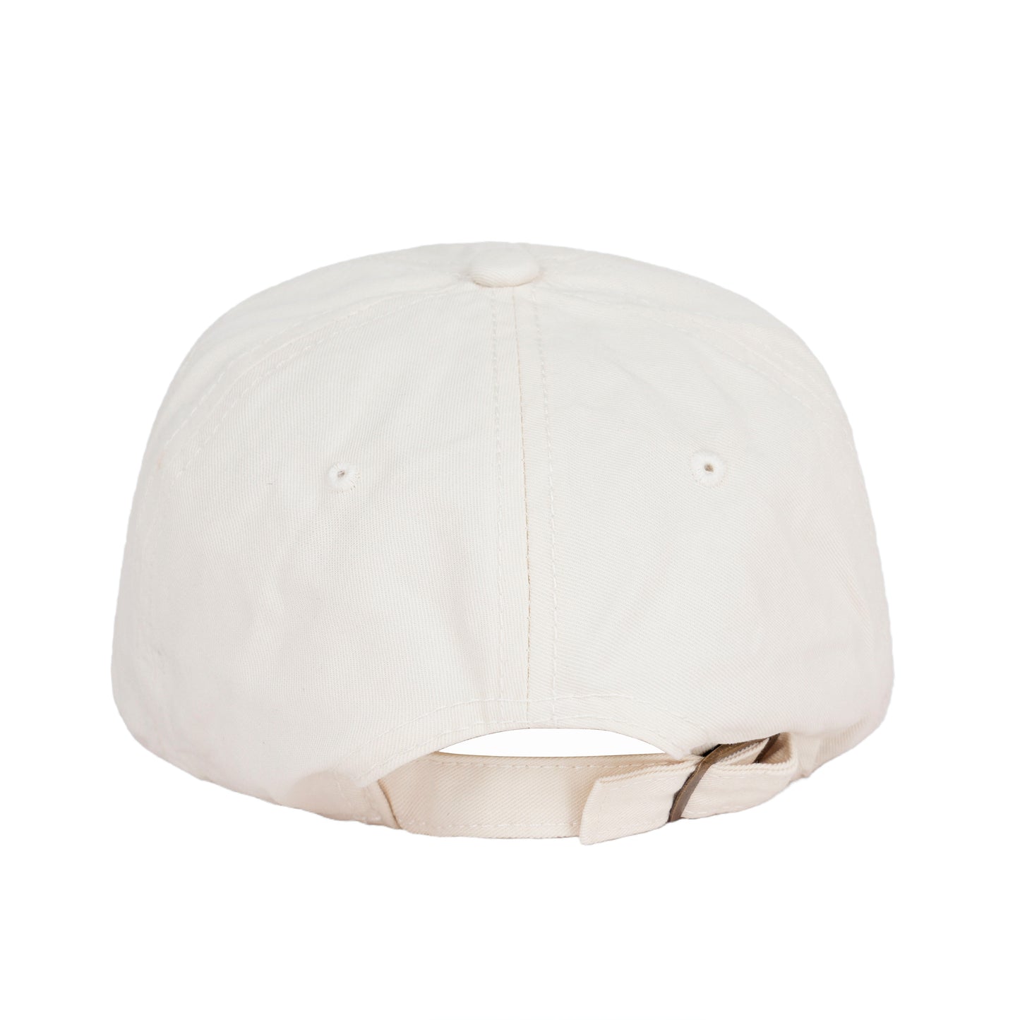 Embroidery Baseball Cap Hat-Beige