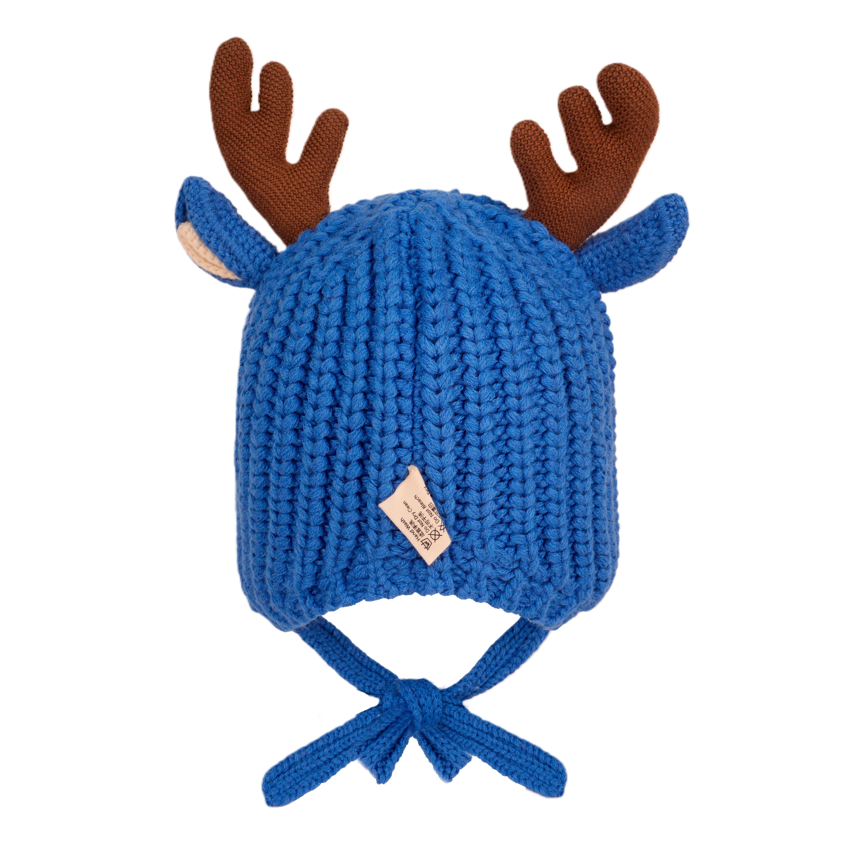 Deer Antler Knit Winter Hat for Toddlers