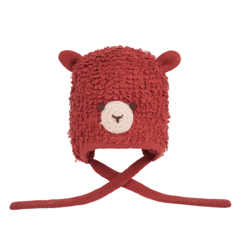 Teddy Bear Fleece Winter Hat for Toddlers