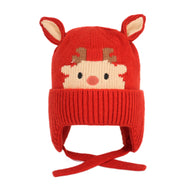 Reindeer Knit Winter Hat for Toddlers