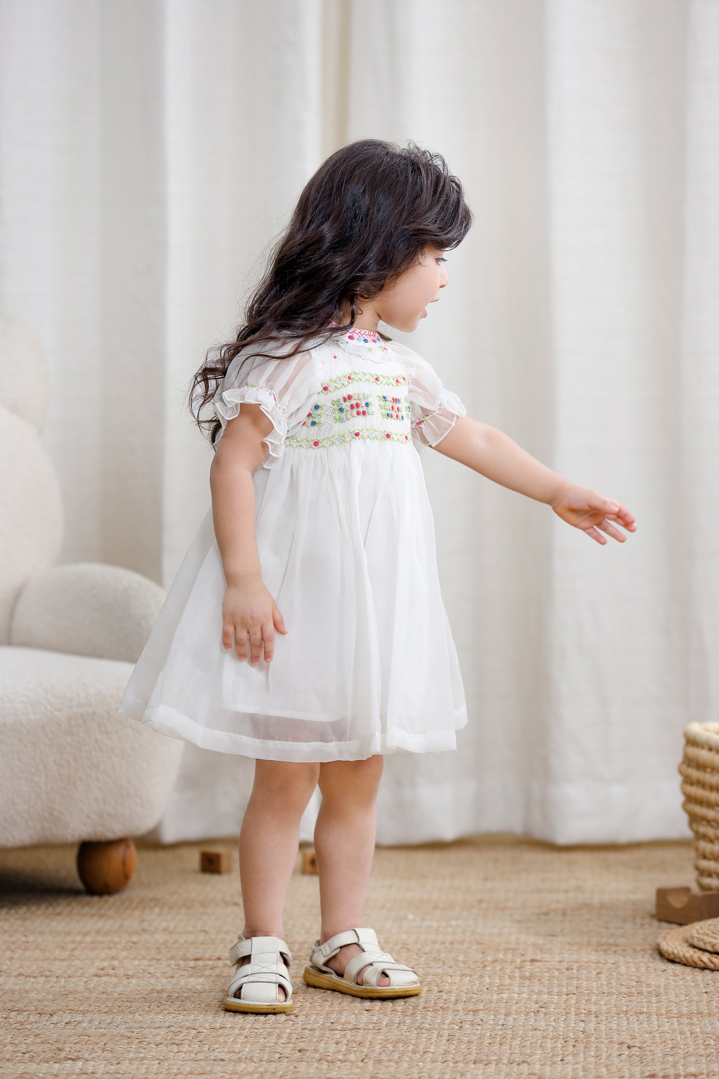 Girls Smocked Dress