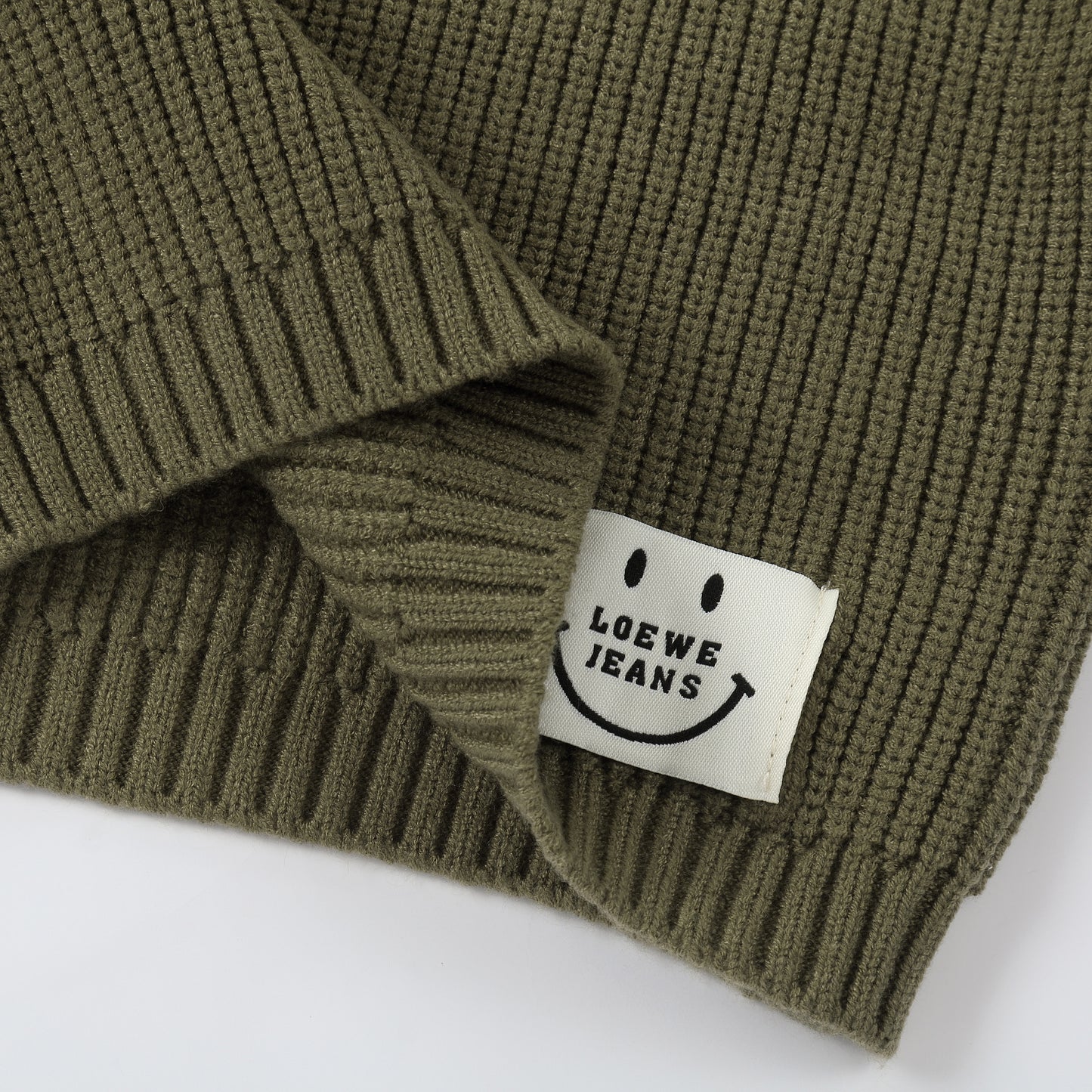 Kids Ribbed Knit Sweater Long Sleeve