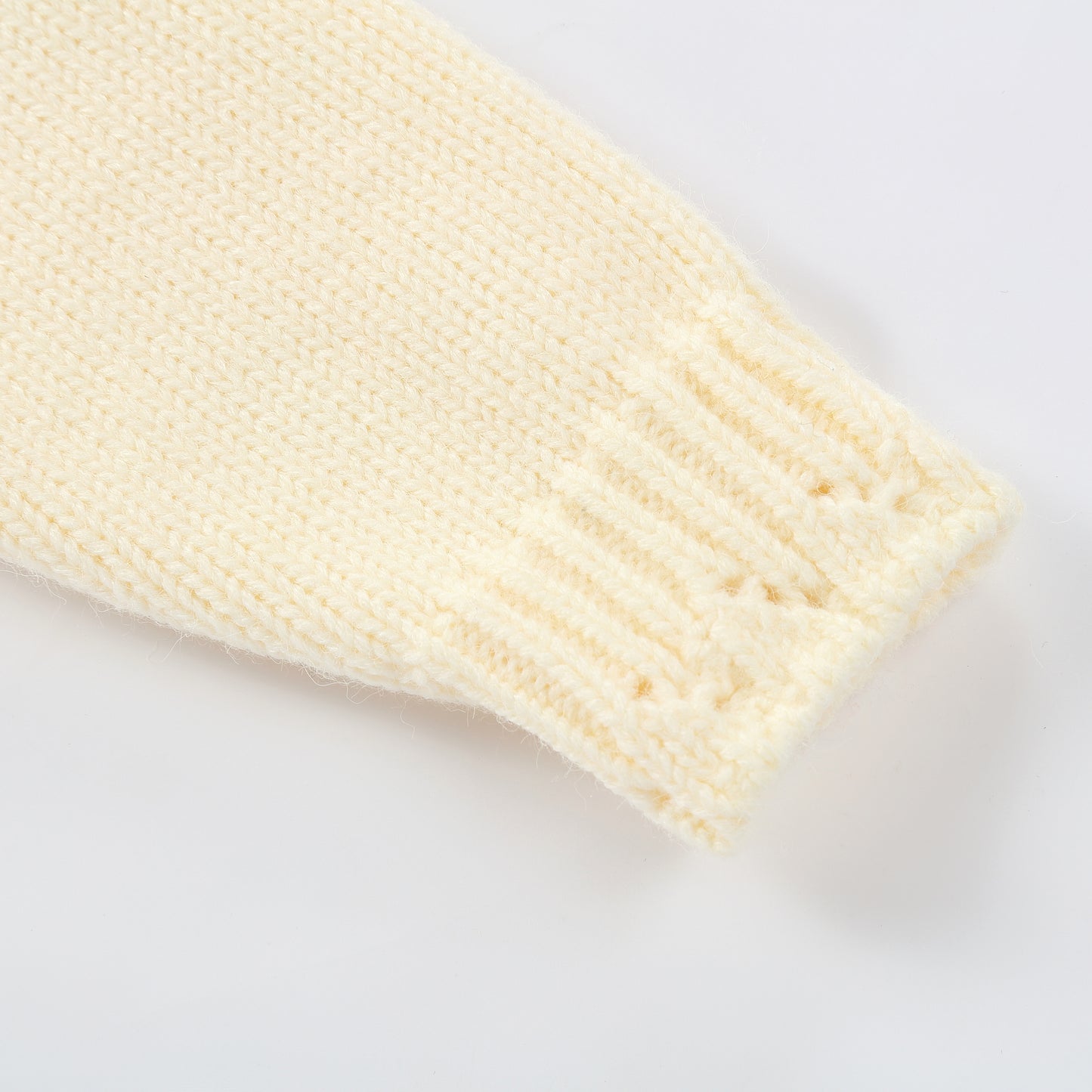 Girls Floral Ruffle Knit Sweater