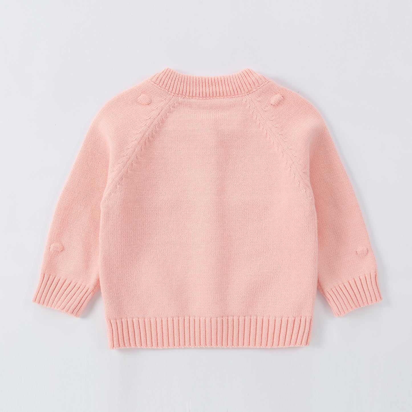 Girls Bow Knit Cardigan Sweater
