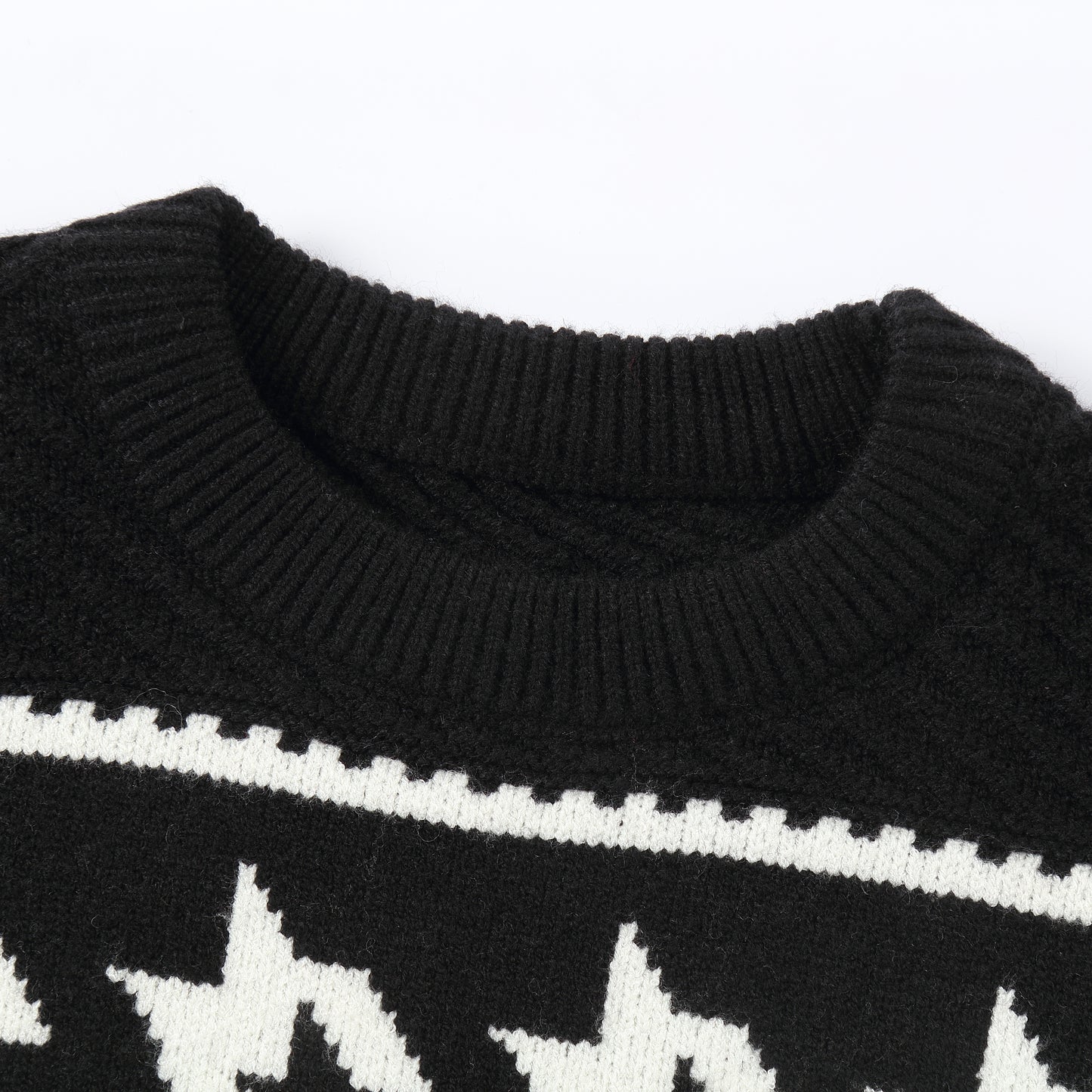 Kids Graphic Knit Sweater Long Sleeve