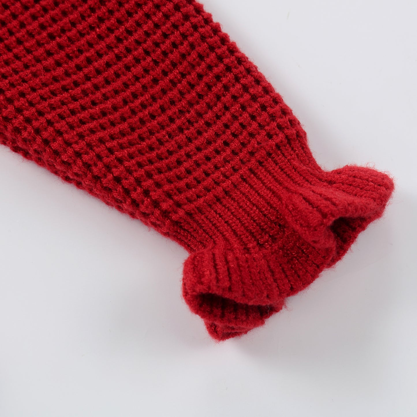 Girls Bow Knit Sweater Long Sleeve