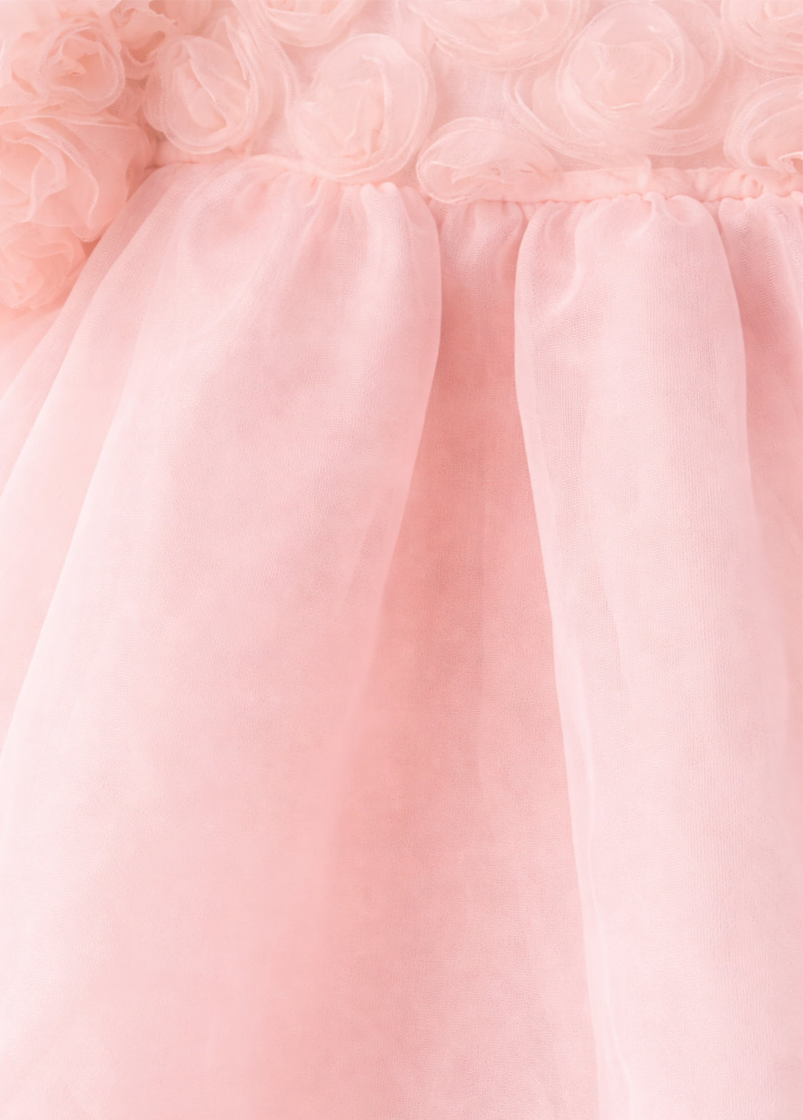 Girls Floral Tulle Party Dress