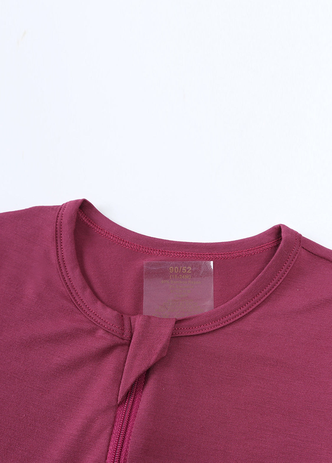 Baby Bamboo-Blend Zip-Front One-Piece Romper