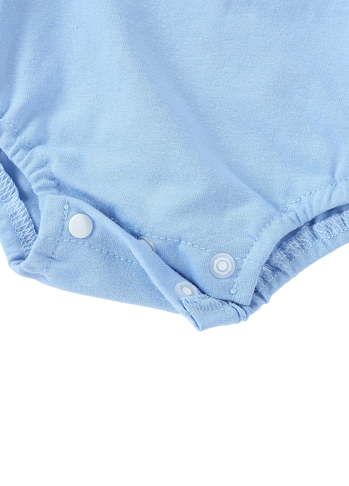Baby Romper with Cute Rabbit Embroidery
