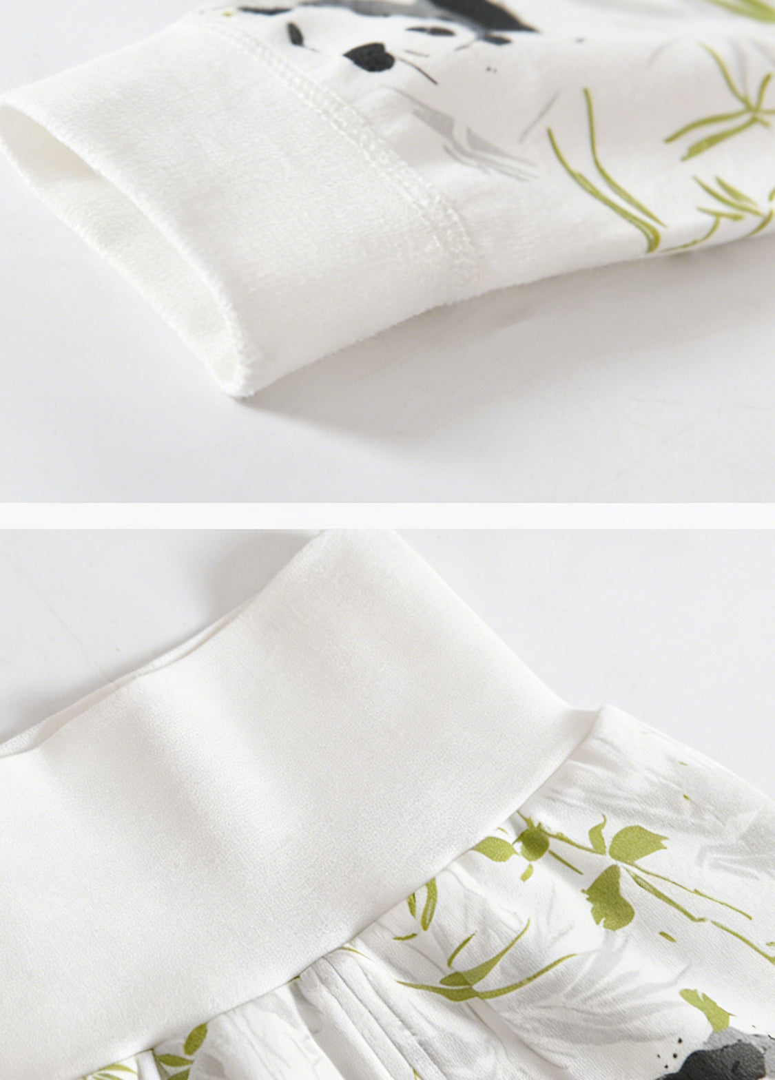 Baby Bamboo-Blend Printed Long Sleeve Lounge Set