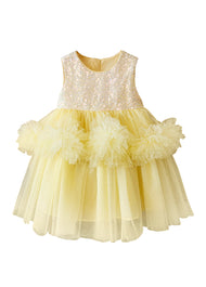 Girl Sequin Tulle Party Dress