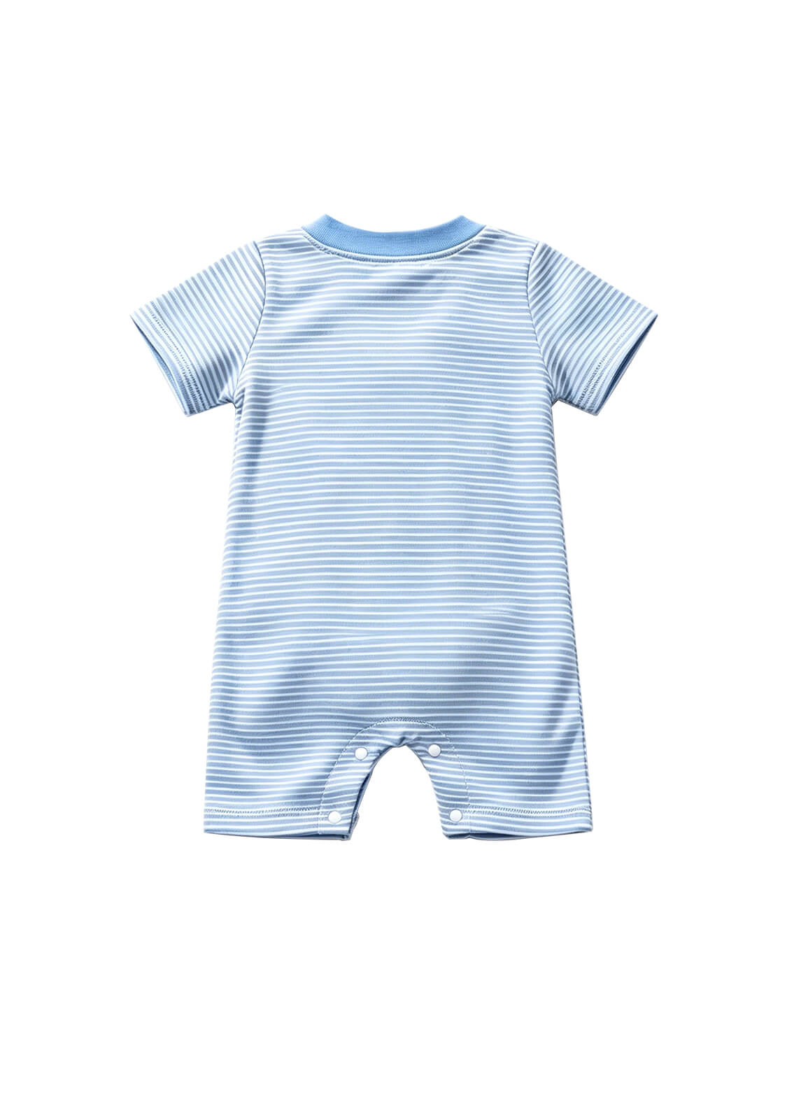 Baby Girls 4th of July Patriotic Romper Infant Independence Day Popsicle Embroidered Striped Short Sleeve Bodysuit
